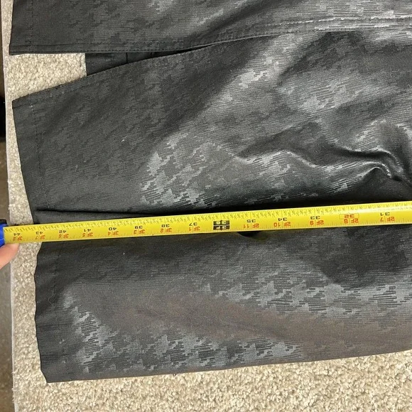 Vintage London Fog Coat Womens 4 Petite Gray Check Long Trench Lined Raincoat - Picture 8 of 10